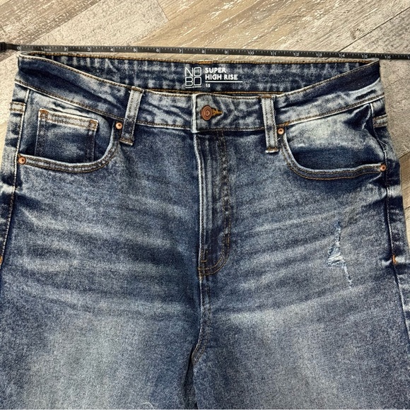 NOBO No Boundaries Super High Rise Capris Jeans - Size 15 - Picture 5 of 9